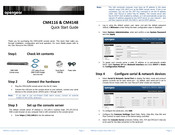 Opengear CM4116 Quick Start Manual