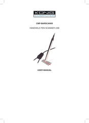 Konig CMP-BARSCAN50 User Manual