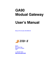 Zed-3 GA90 User Manual
