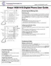 Avaya 1408 User Manual