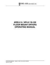 Dri-Air Industries HP4-X 18-100 Operating Manual