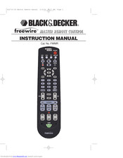 Black & Decker freewire Instruction Manual