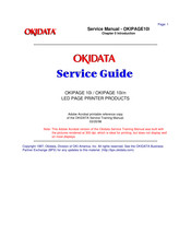 Oki OKIPAGE 10in Service Manual