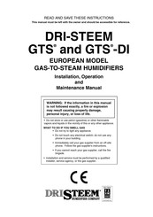 Dristeem GTS Installation, Operation And Maintenance Manual
