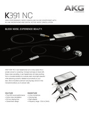 AKG K391 NC Features & Specifications