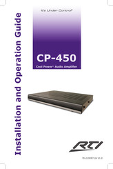 RTI Cool Power CP-450 Installation And Operation Manual