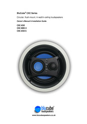 BluCube CXC?800?3 Owner's Manual & Installation Manual