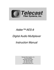 Telecast Adder AES-8 Instruction Manual