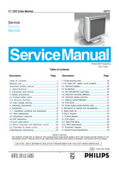 Philips 107T7 Service Manual