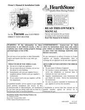 HearthStone Tucson 8701 Owner's Manual & Installation Manual