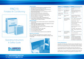 andrews PAC15 Operating Instructions  & Safety Manual