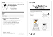 Kocom KCV-350 User Manual