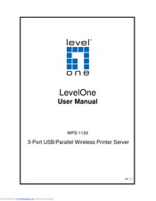 LevelOne WPS-1133 User Manual