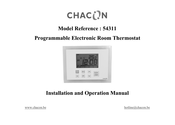 Chacon 54311 Installation And Operation Manual