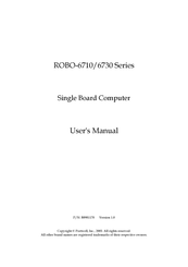 Portwell ROBO-6710 Series User Manual
