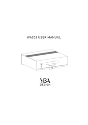 YBA DESIGN WA202 User Manual