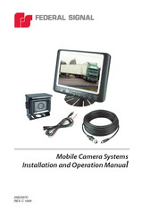 Federal Signal Corporation CAMSET70-NTSC-4 Installation And Operation Manual