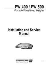 Rice Lake PW 500 Installation And Service Manual