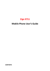 Zigo X711 User Manual