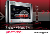 Becker VISION PRO Operating Manual