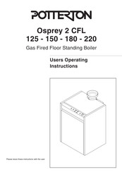 Potterton Osprey 2 CFL 220 User Operating Instructions Manual