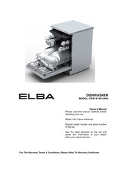 Elba EDW-B1461WH Owner's Manual