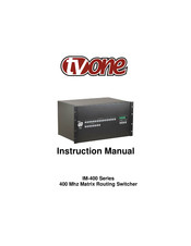 TV One IM400-YUVA-16X8 Instruction Manual