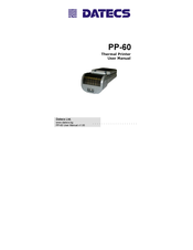 Datecs PP-60 User Manual