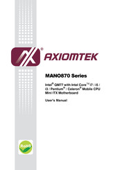 AXIOMTEK MANO870 User Manual