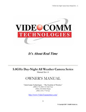VideoComm Technologies ZX-520SR100 Owner's Manual