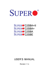 Supero C2SBA+II User Manual