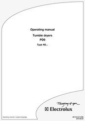 Electrolux T4250 Operating Manual
