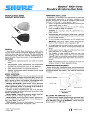 Shure MICROFLEX MX391LP User Manual