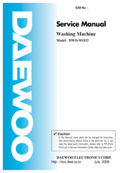 Daewoo DWD-M103 Service Manual
