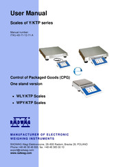 RADWAG Y/KTP series User Manual