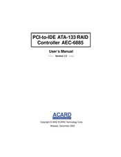 Acard AEC-6885 User Manual