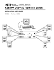Network Technologies KEEMUX-USBV-xU Installation & User Manual