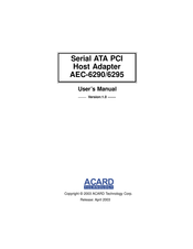 Acard AEC-6290 User Manual