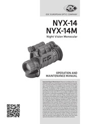 EOC NYX-14M Operation And Maintenance Manual