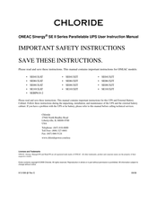 Chloride SEBP610-2 User Instruction Manual