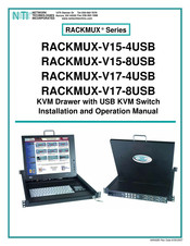Network Technologies RACKMUX-V17-8USB Installation And Operation Manual