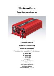 Alessi-Serie 1000i-12 Owner's Manual