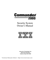 Interactive Technologies Commander 2000 Owner's Manual