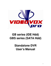 Videovox Pro GB 16L User Manual