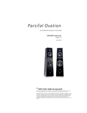 Verify Audio Incorporated Parsifal Ovation Owner's Manual