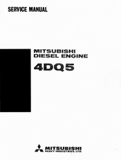 Mitsubishi Heavy Industries 4DQ5 Service Manual