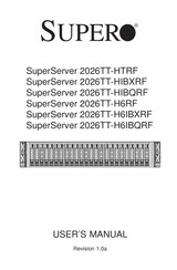 Supero SuperServer 2026TT-HTRF User Manual