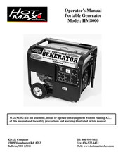 Hot Max HM8000 Operator's Manual