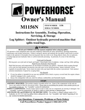 Powerhorse M1156N Owner's Manual