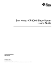 Sun Microsystems Netra CP3060 User Manual